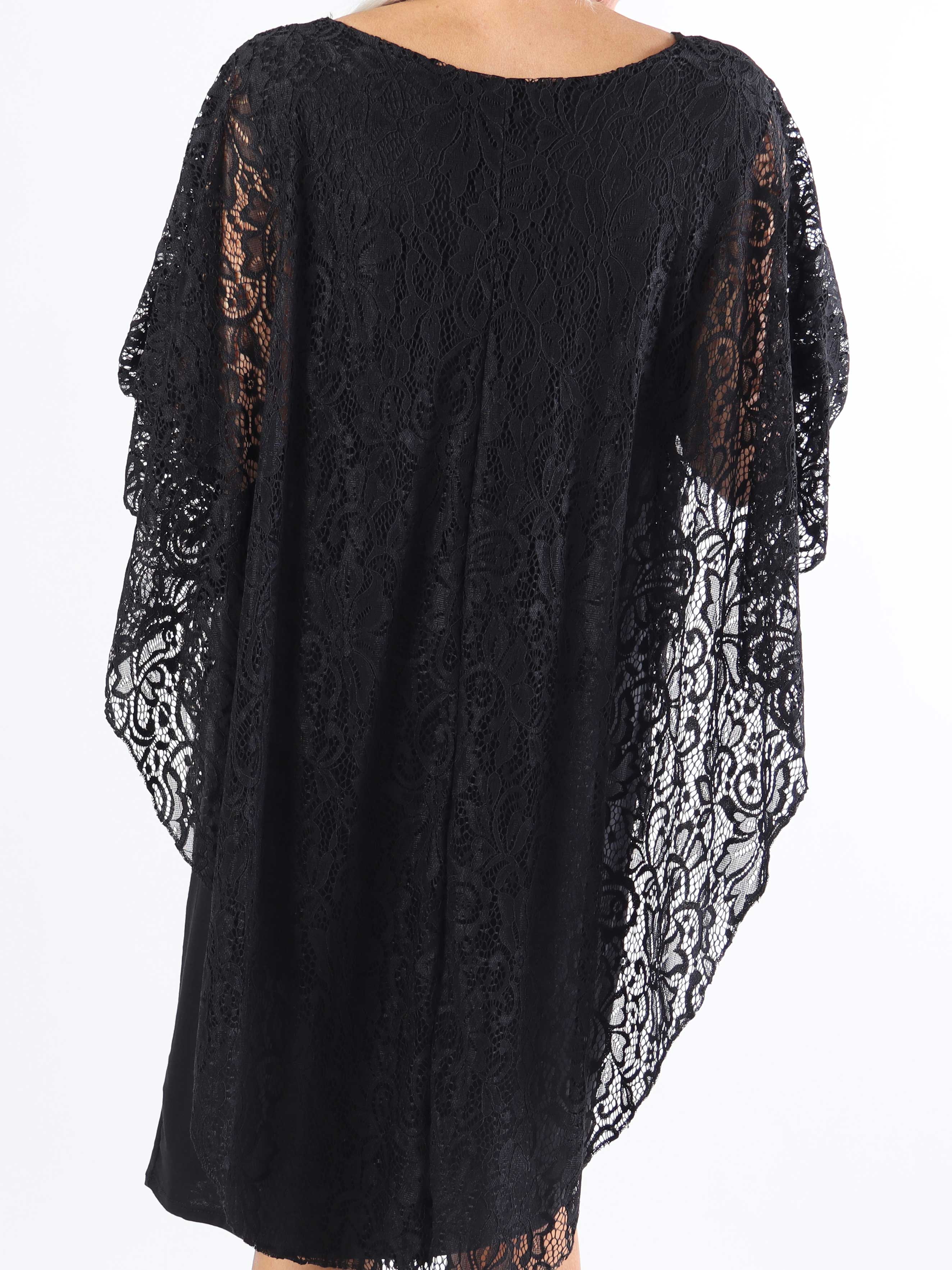 Kenya Lace - Söt tunikaklänning i spets i plusstorlek